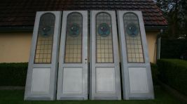 Art Nouveau 4-slag deur